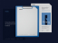 Notizblock-Layout von increo im Markendesign.