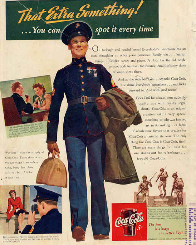1942, amerikanischer Soldat im 2. Weltkrieg