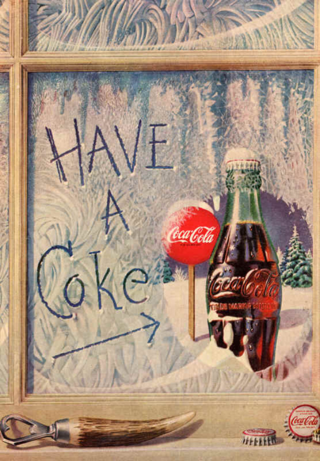 Coca Cola Werbung  1952, Have a Coke