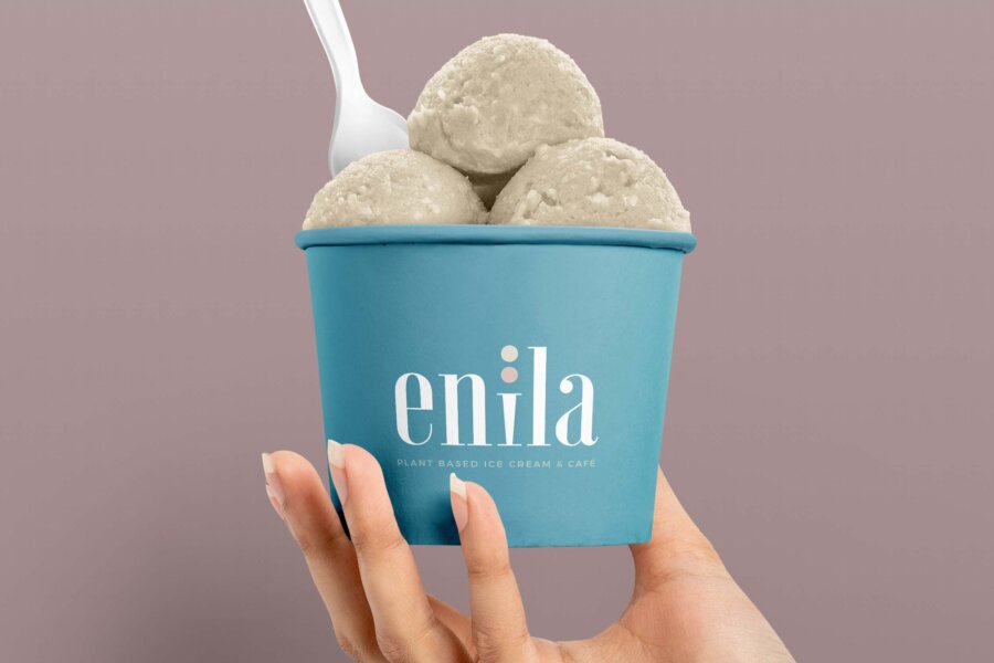 Enila Logodesign 01 Productdesign Eisbecher