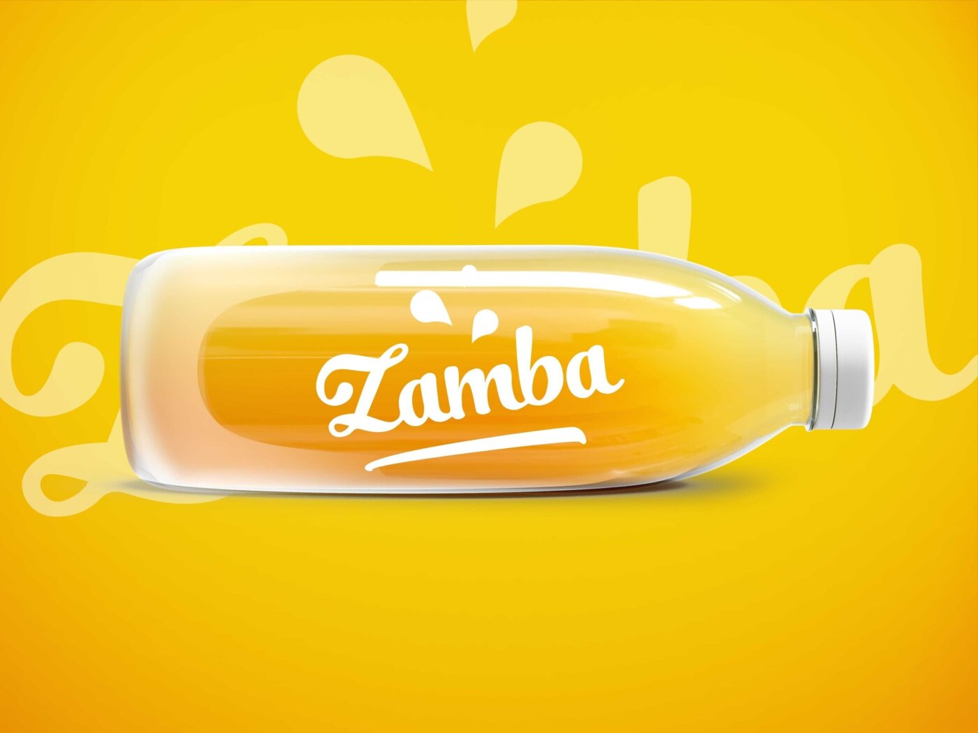 Orangen Saft - Logo Design Zamba