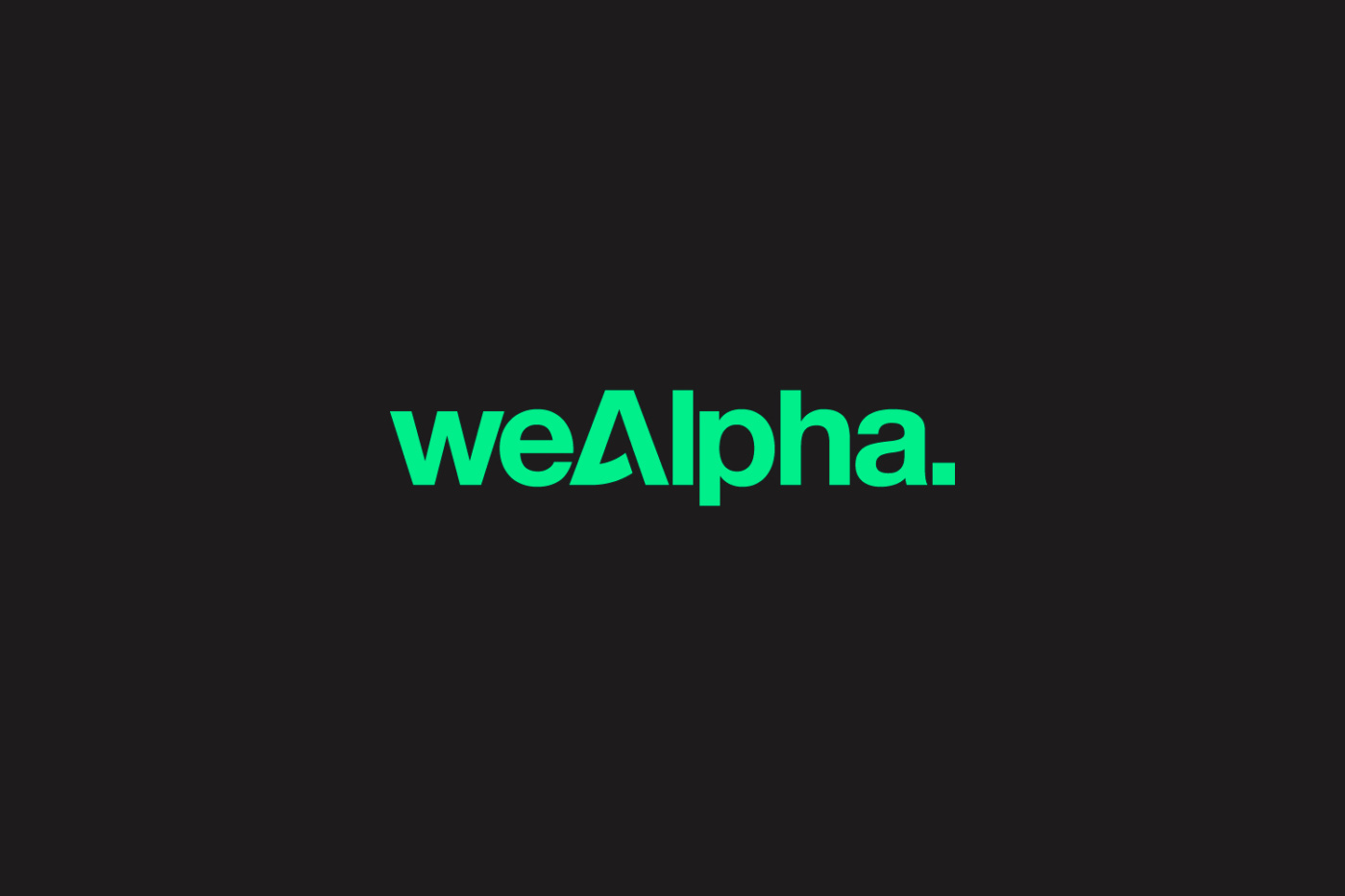 Wealpha hrvermittlung Logodesign