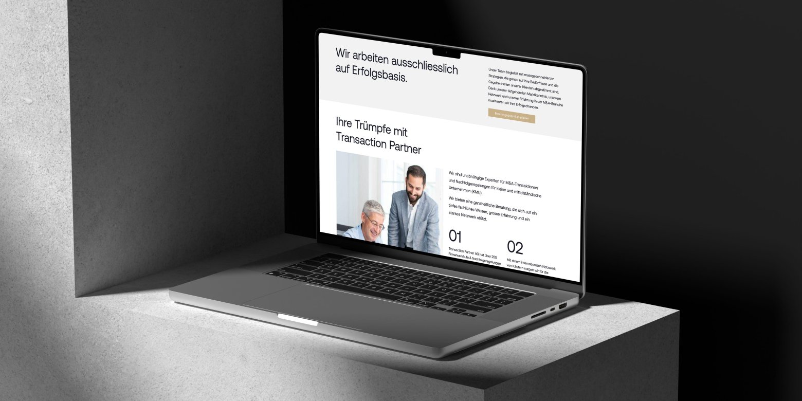 Transaction Partner Home UIUX Design