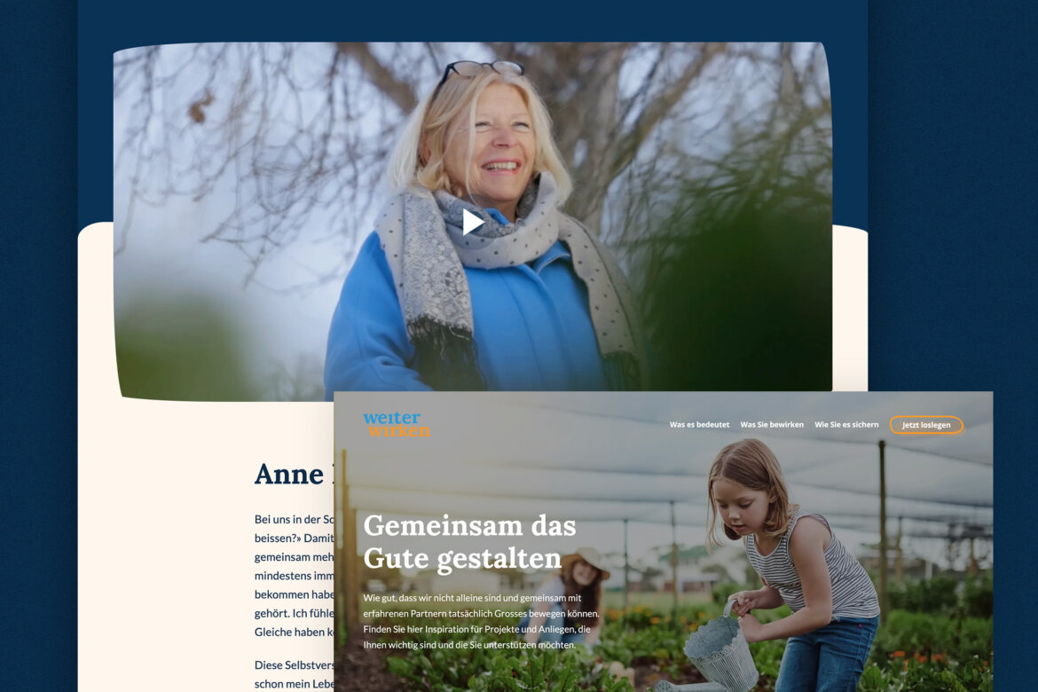 Screen Design für weiter wirken